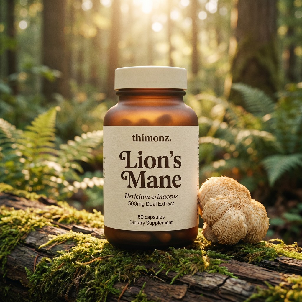 Lion’s Mane Capsules nootropic capsule bottle