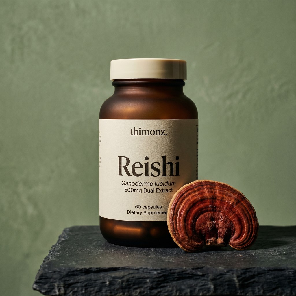 Reishi Capsules nootropic capsule bottle