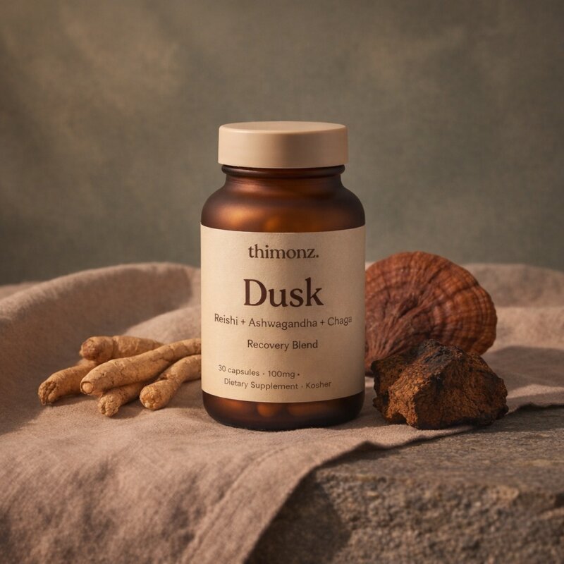 DUSK nootropic capsule bottle